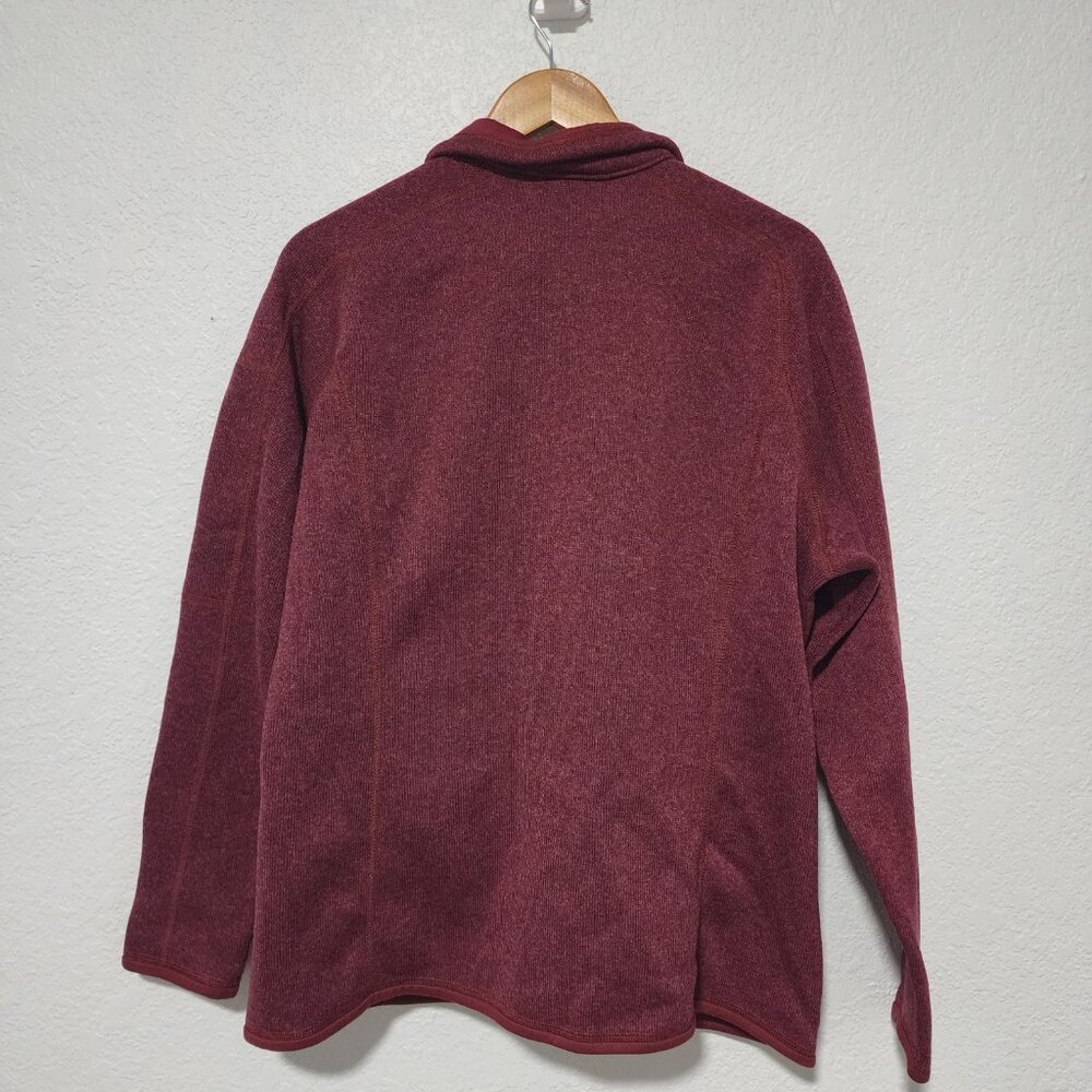 Women's Patagonia Better Maroon Full Zip Sweater Jacket Size XXL Plus - Picture 2 of 4